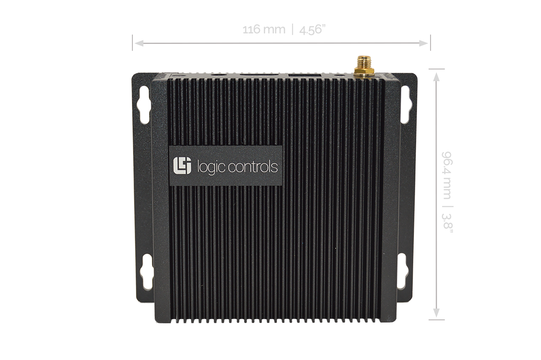 The 120mm LC9500 shown compare to the same size of a slice of bread.