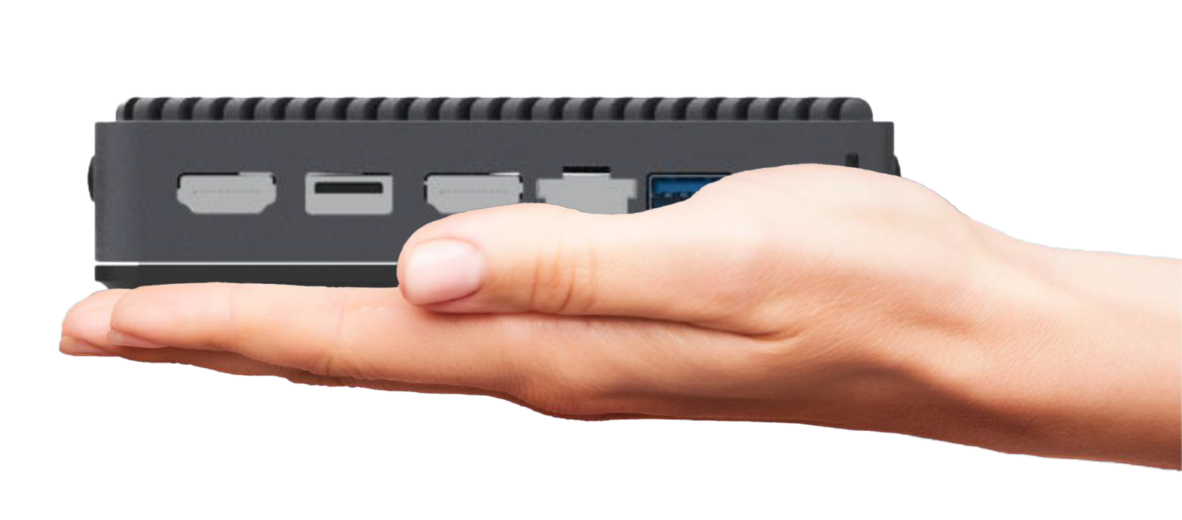 At roughly 5 inches (131 mm) The LC9550 Elite Series Display Controller fits in the palm of your hand.